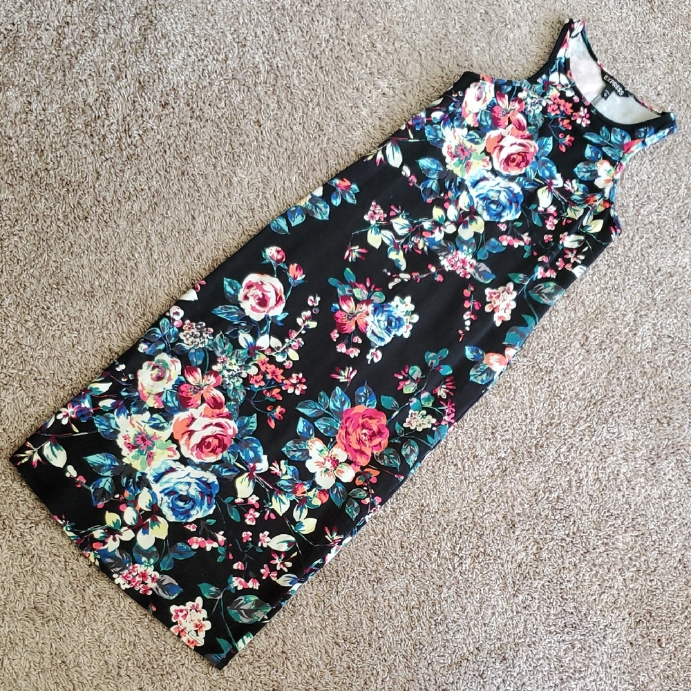 Express Floral Midi Dress